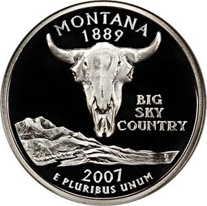 image for: 2007-S Montana 25c NGC Proof 69 UCAM (Silver)