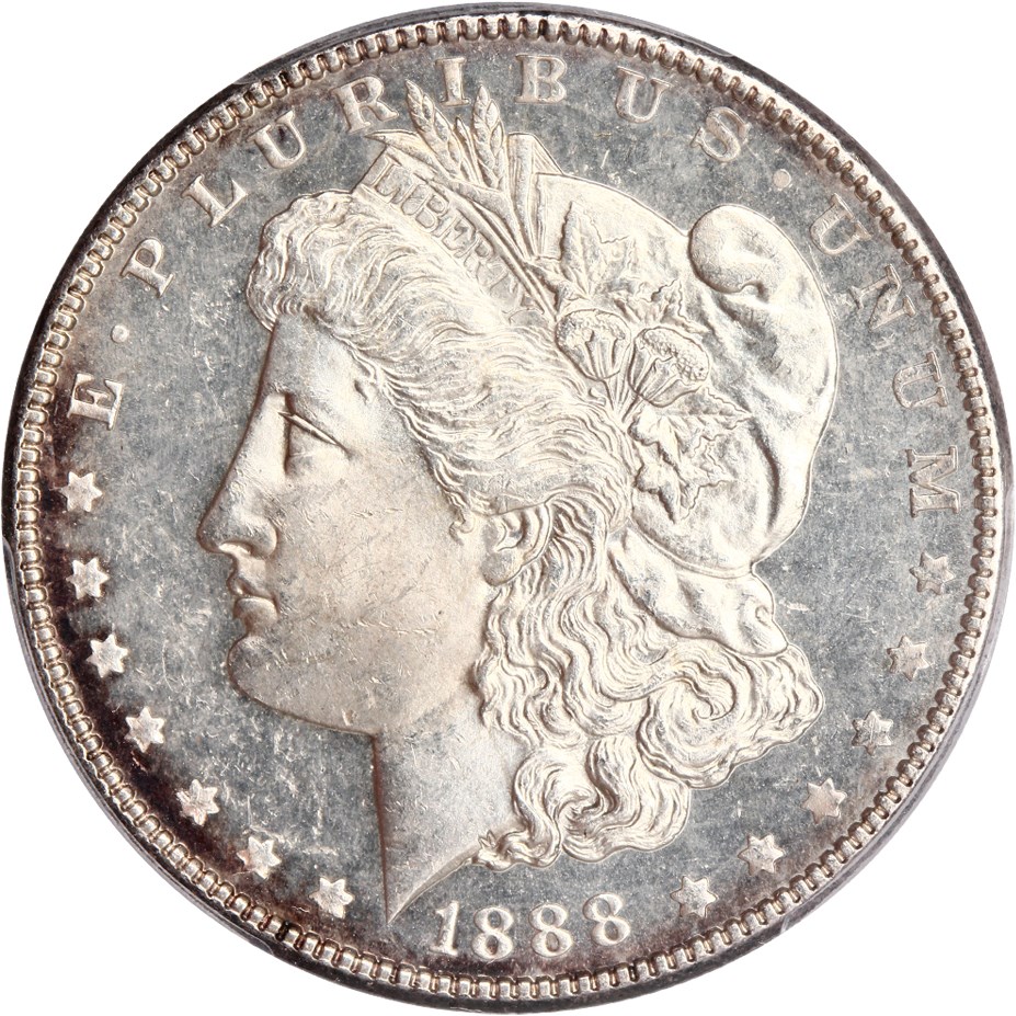 image for: 1888 $1 PCGS MS64 DMPL