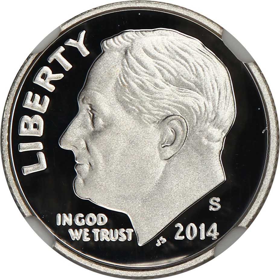 image for: 2014-S 10c NGC Proof 69 UCAM (Silver, Early Releases)