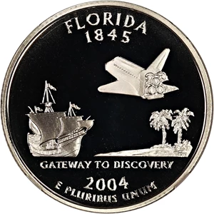 image for: 2004-S Florida 25c NGC Proof 69 UCAM (Silver)