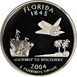 image for: 2004-S Florida 25c NGC Proof 69 UCAM (Silver)