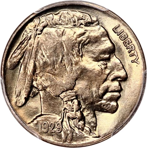 image for: 1929-D 5c PCGS MS66