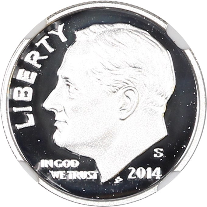 image for: 2014-S 10c NGC Proof 69 UCAM (Silver, Early Releases)