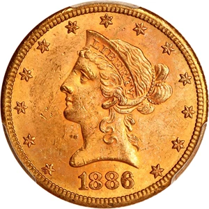 image for: 1886-S $10 PCGS MS63