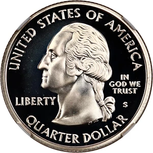 image for: 2004-S Wisconsin 25c NGC Proof 69 UCAM (Silver)
