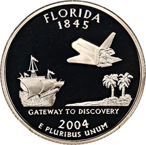 image for: 2004-S Florida 25c NGC Proof 69 UCAM (Silver)