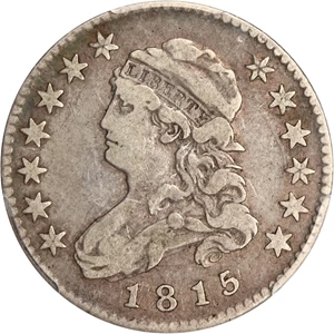 image for: 1815 25c PCGS/CAC VF25