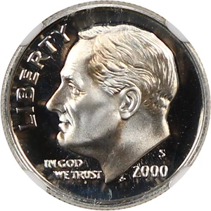 image for: 2000-S 10c NGC Proof 69 UCAM (Silver)