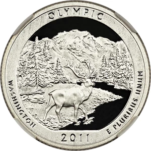 image for: 2011-S Olympic 25c NGC Proof 69 UCAM (Silver, Early Releases)