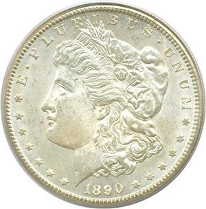 image for: 1890-CC $1 PCGS MS64