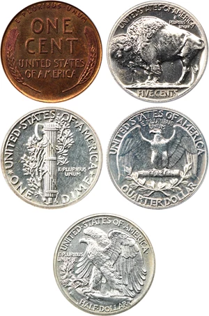 image for: 1936 Proof Set PCGS 64 (5 Coins, 1c is CAC)