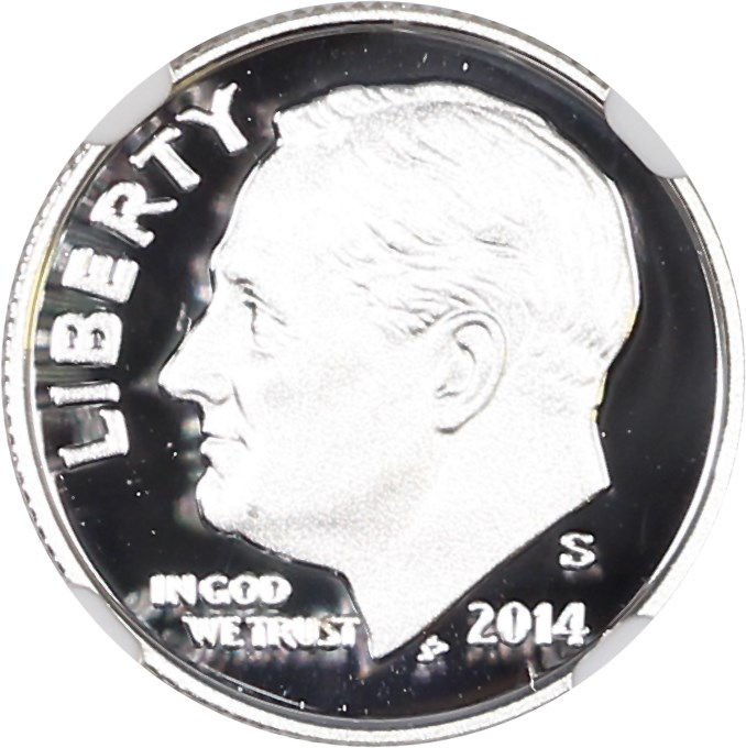 image for: 2014-S 10c NGC Proof 69 UCAM (Silver, Early Releases)