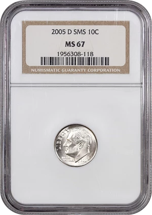image for: 2005-P 10c NGC MS67 (Special Mint Set)
