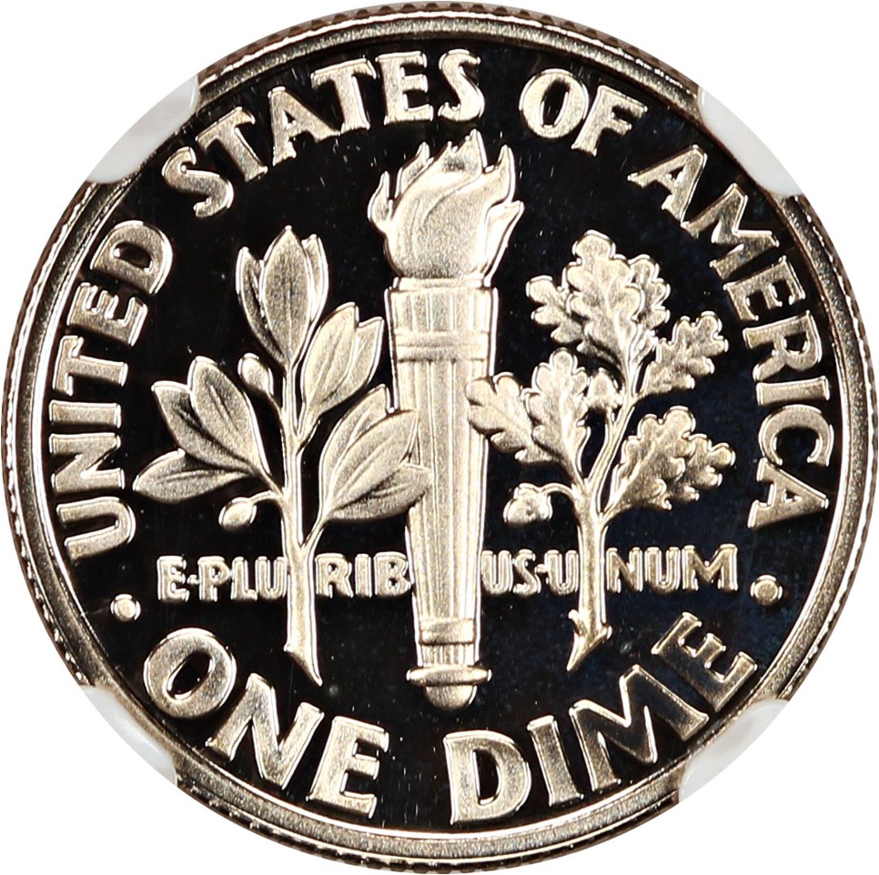 image for: 1993-S 10c NGC Proof 69