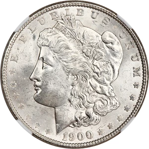 image for: 1900 $1 NGC MS64 (VAM-24, Doubled Wing)
