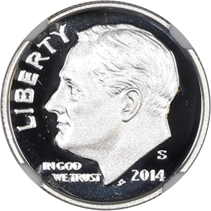 image for: 2014-S 10c NGC Proof 69 UCAM (Silver, Early Releases)