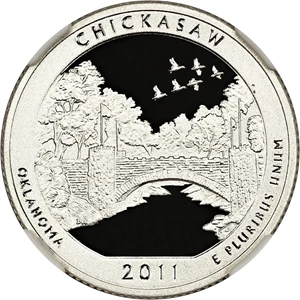 image for: 2011-S Chickasaw 25c NGC Proof 69 UCAM (Silver, Early Releases)