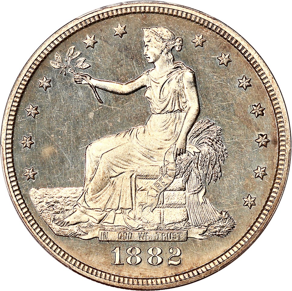 image for: 1882 Trade$ PCGS Proof 63 CAM
