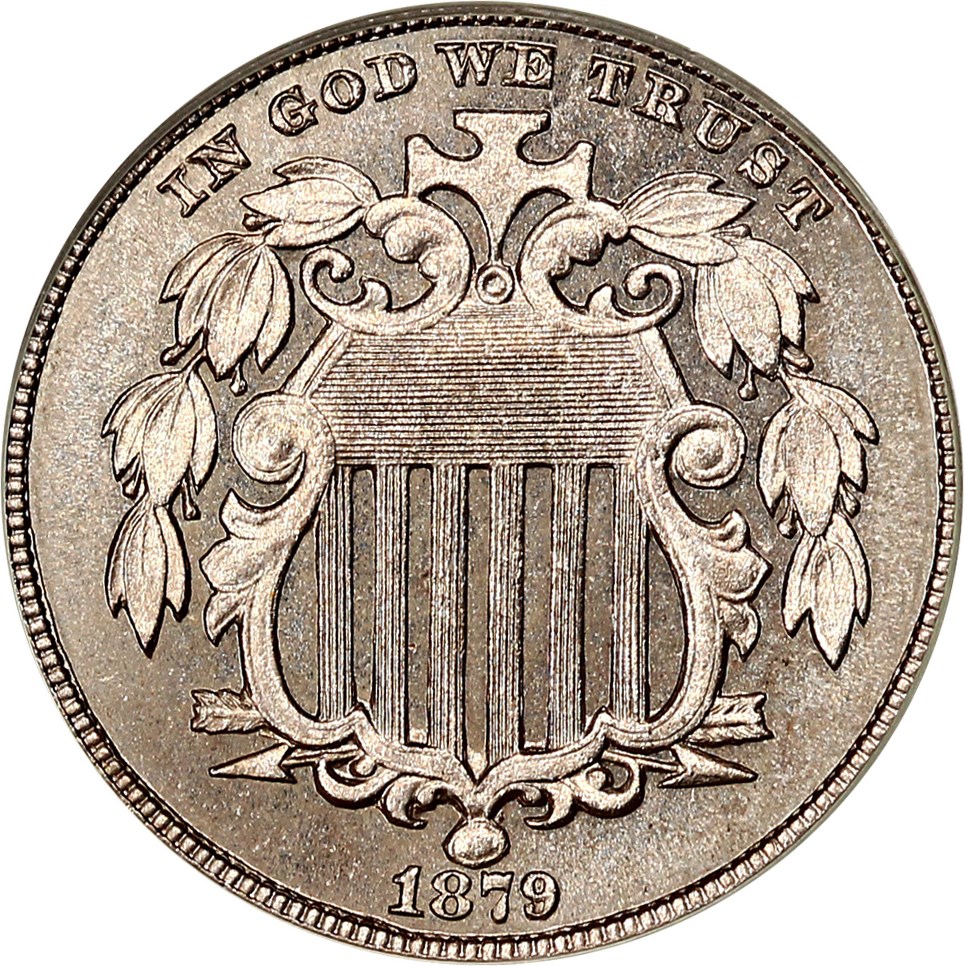 image for: 1879/8 5c PCGS Proof 66 (OGH)