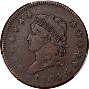 image for: 1808 1c PCGS F15