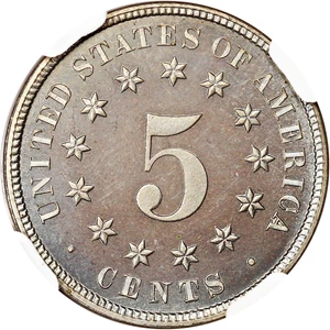 image for: 1882 5c NGC Proof 68 CAM