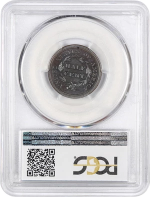 image for: 1848 1/2c PCGS/CAC Proof 64 BN (Restrike)