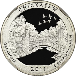 image for: 2011-S Chickasaw 25c NGC Proof 69 UCAM (Silver, Early Releases)