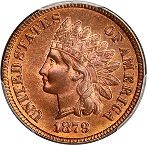 image for: 1879 1c PCGS/CAC MS66 RB
