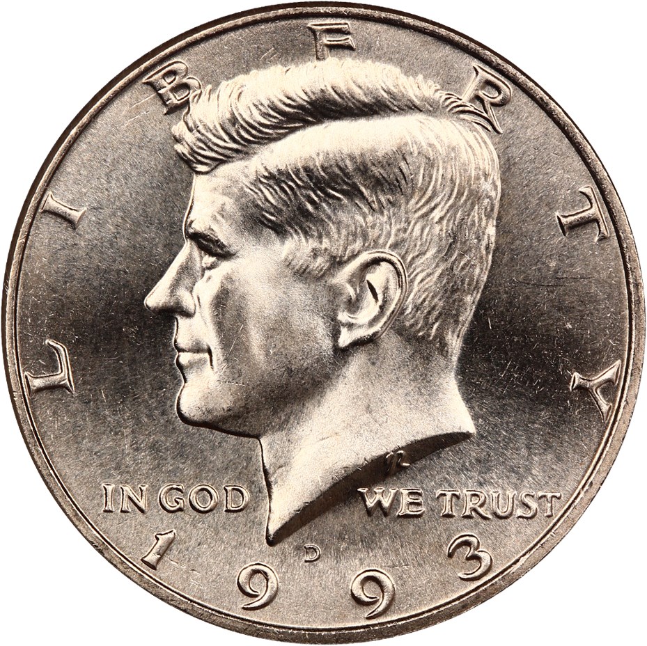 image for: 1993-D 50c NGC MS65 (OH)