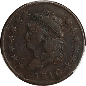 image for: 1810 1c PCGS F15