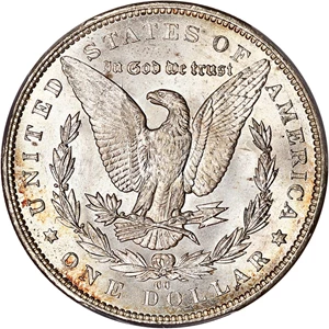 image for: 1892-CC $1 PCGS MS66