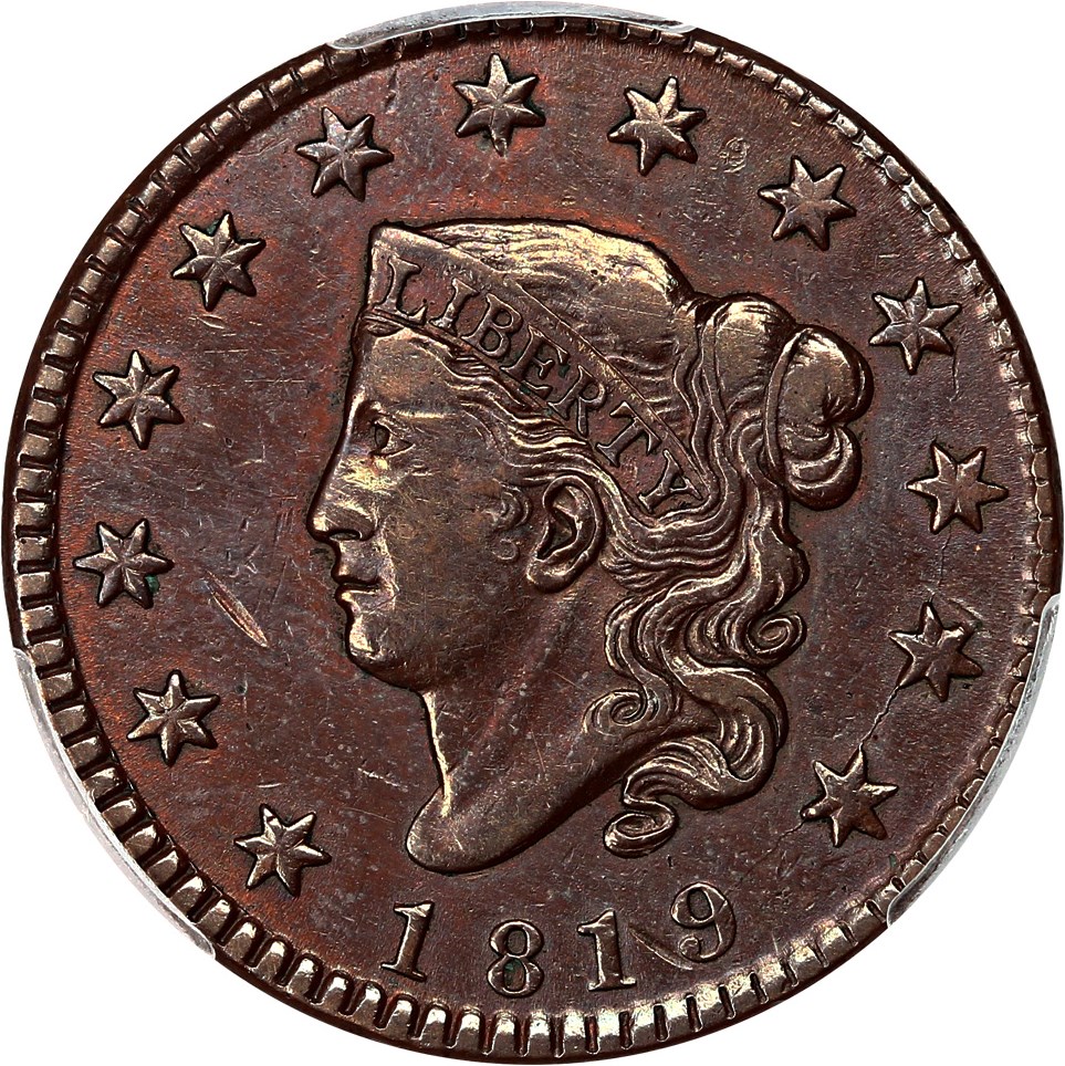 image for: 1819 1c PCGS XF45 (Small Date)