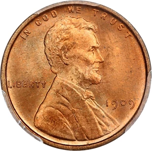image for: 1909 Lincoln 1c PCGS MS67 RD
