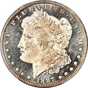 image for: 1887-O $1 PCGS MS65 DMPL