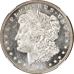 image for: 1921 Morgan $1 NGC MS65 PL