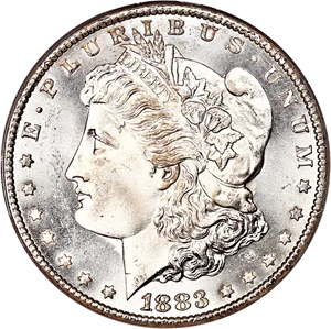 image for: 1883-CC $1 PCGS MS67 PL (OGH)