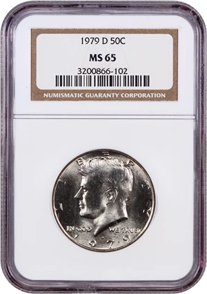 image for: 1979-D 50c NGC MS65 (OH)