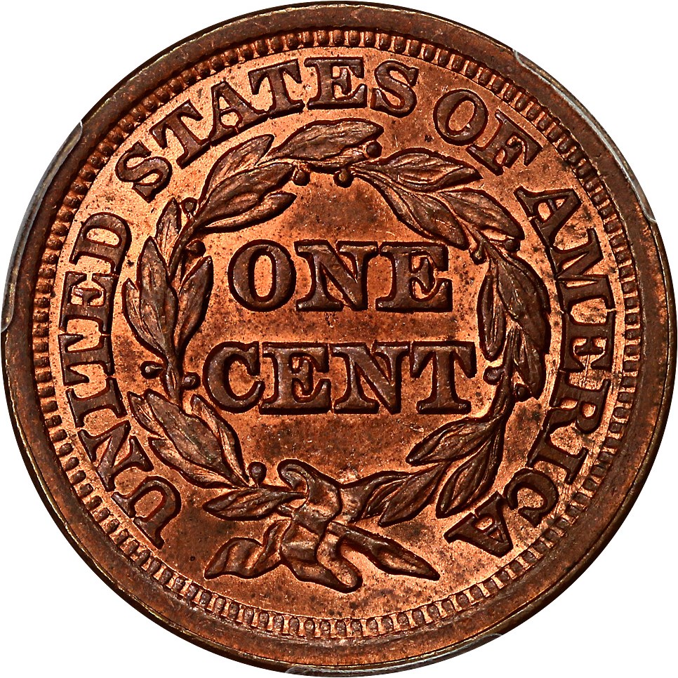 image for: 1851/81 1c PCGS MS65 RB