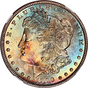image for: 1900 $1 NGC MS67