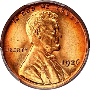 image for: 1926 1c PCGS/CAC MS67 RD