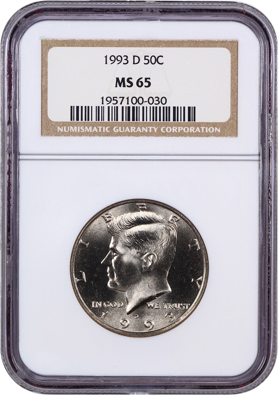 image for: 1993-D 50c NGC MS65 (OH)