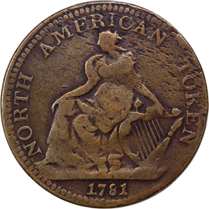 image for: 1781 North American Token PCGS F15
