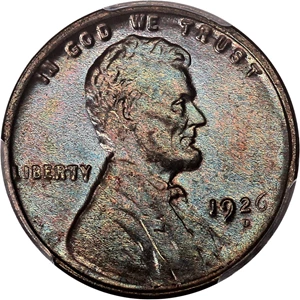 image for: 1926-D 1c PCGS MS63 BN