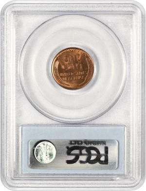 image for: 1918-S 1c PCGS MS65 RD