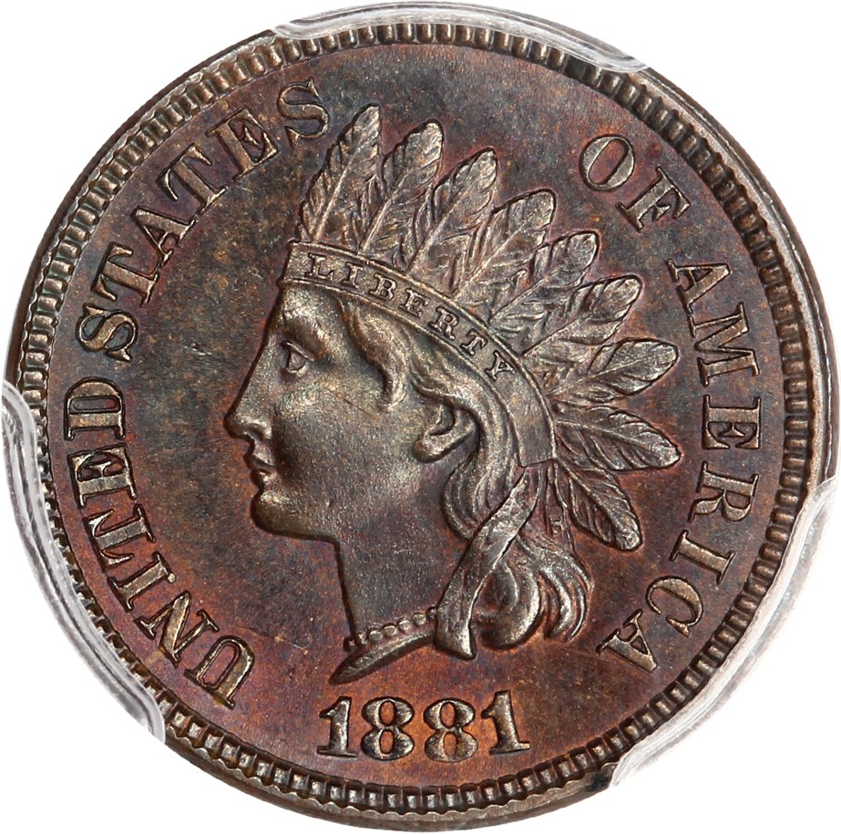 image for: 1881 1c PCGS MS64 BN