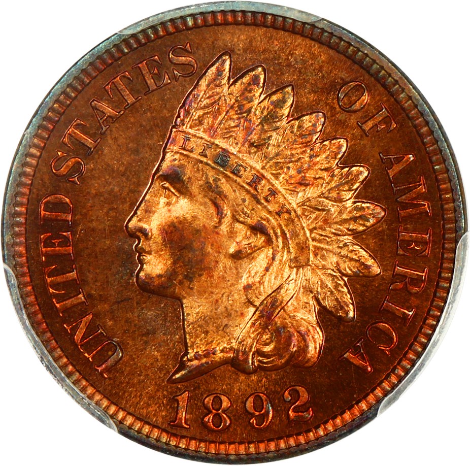 image for: 1892 1c PCGS Proof 65 RB