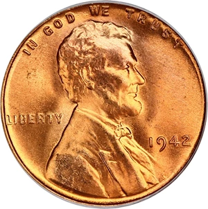 image for: 1942 1c PCGS MS67 RD