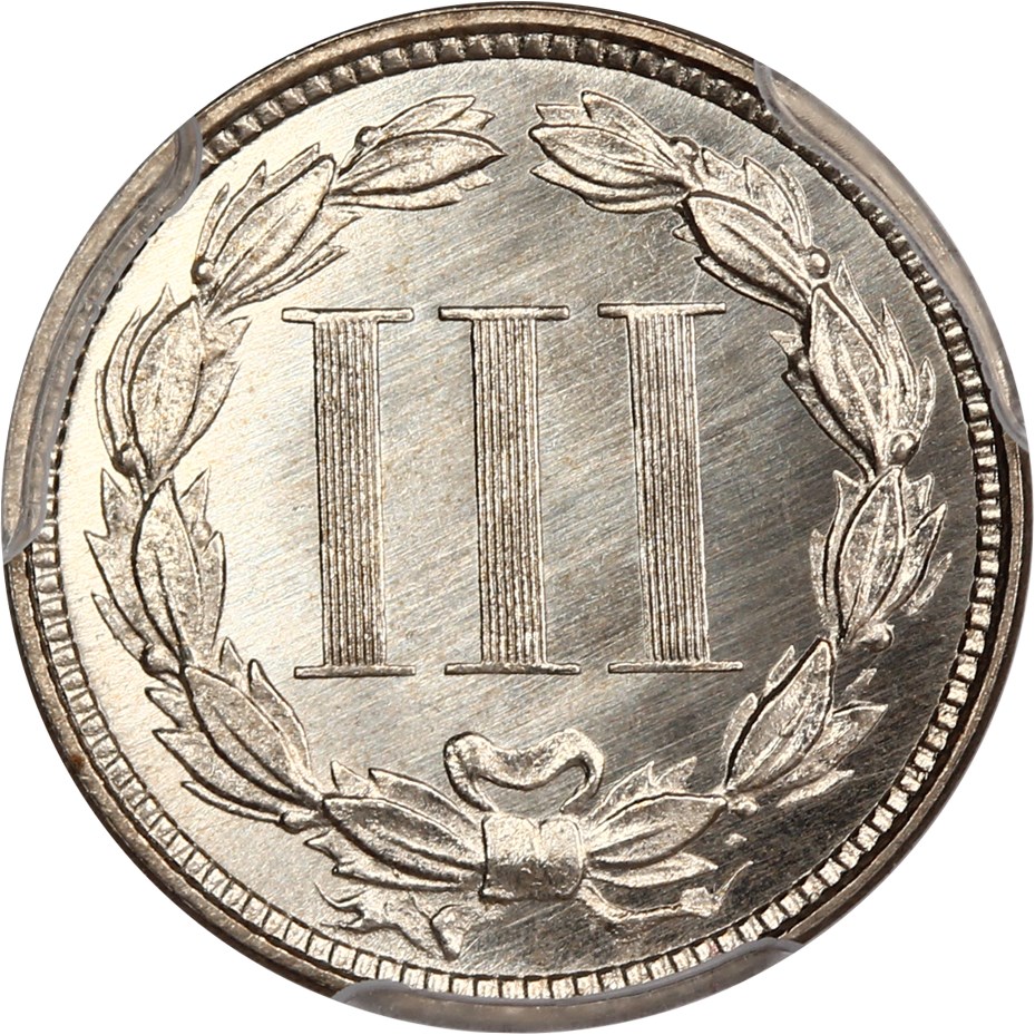 image for: 1875 3cN PCGS Proof 65 CAM