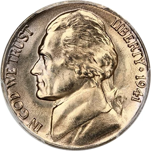 image for: 1941 5c PCGS MS66+