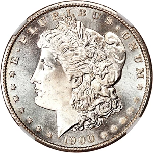 image for: 1900-O $1 NGC MS67 **Star**